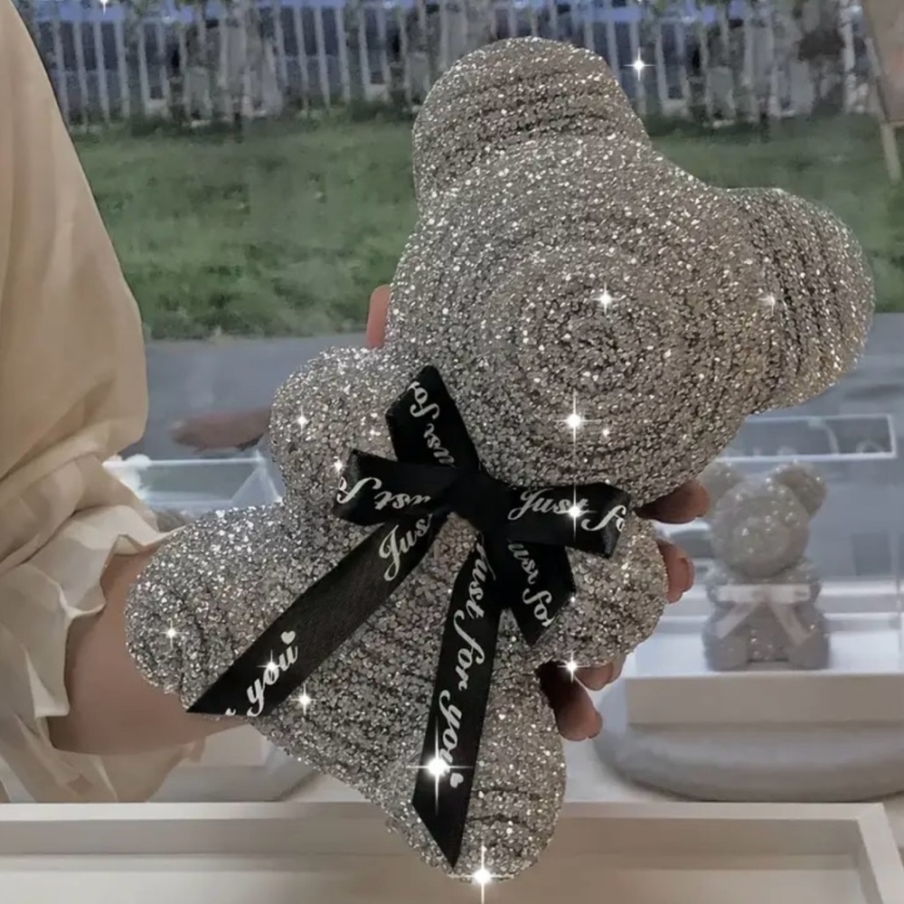 Rhinestone bear